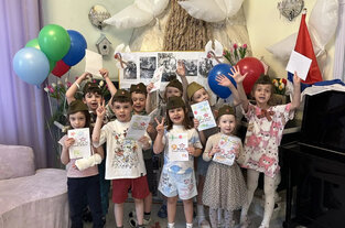 В детском клубе «Акуна-Матата» встретили День Победы